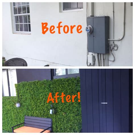 how to cover outdoor electrical box|residential outdoor cable box cover.